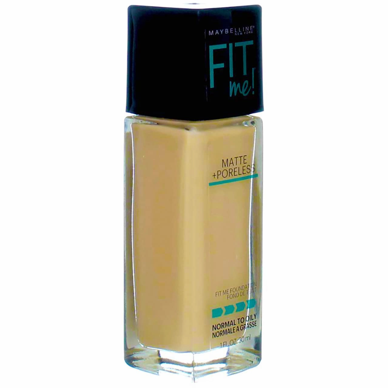 Maybelline New York Fit Me! Matte   Poreless Foundation, Classic Ivory [120] 1 oz (Pack of 5)