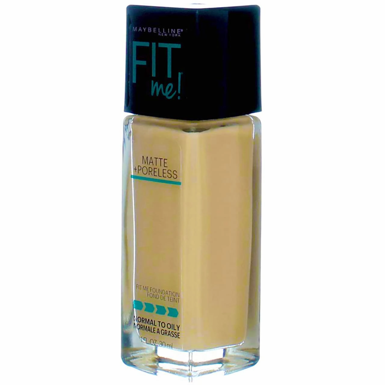 Maybelline New York Fit Me! Matte   Poreless Foundation, Classic Ivory [120] 1 oz (Pack of 5)