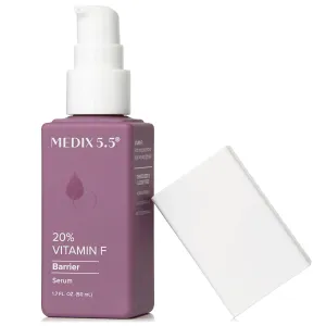 MEDIX Body & Face Moisturizer 20% Vitamin F Oil Hydrating Body Booster & Face Serum | Concentrated Vitamin F   Vitamin E Oil Super Serum For Skin Barrier | Crepey Skin Treatment, 1.7 Fl Oz