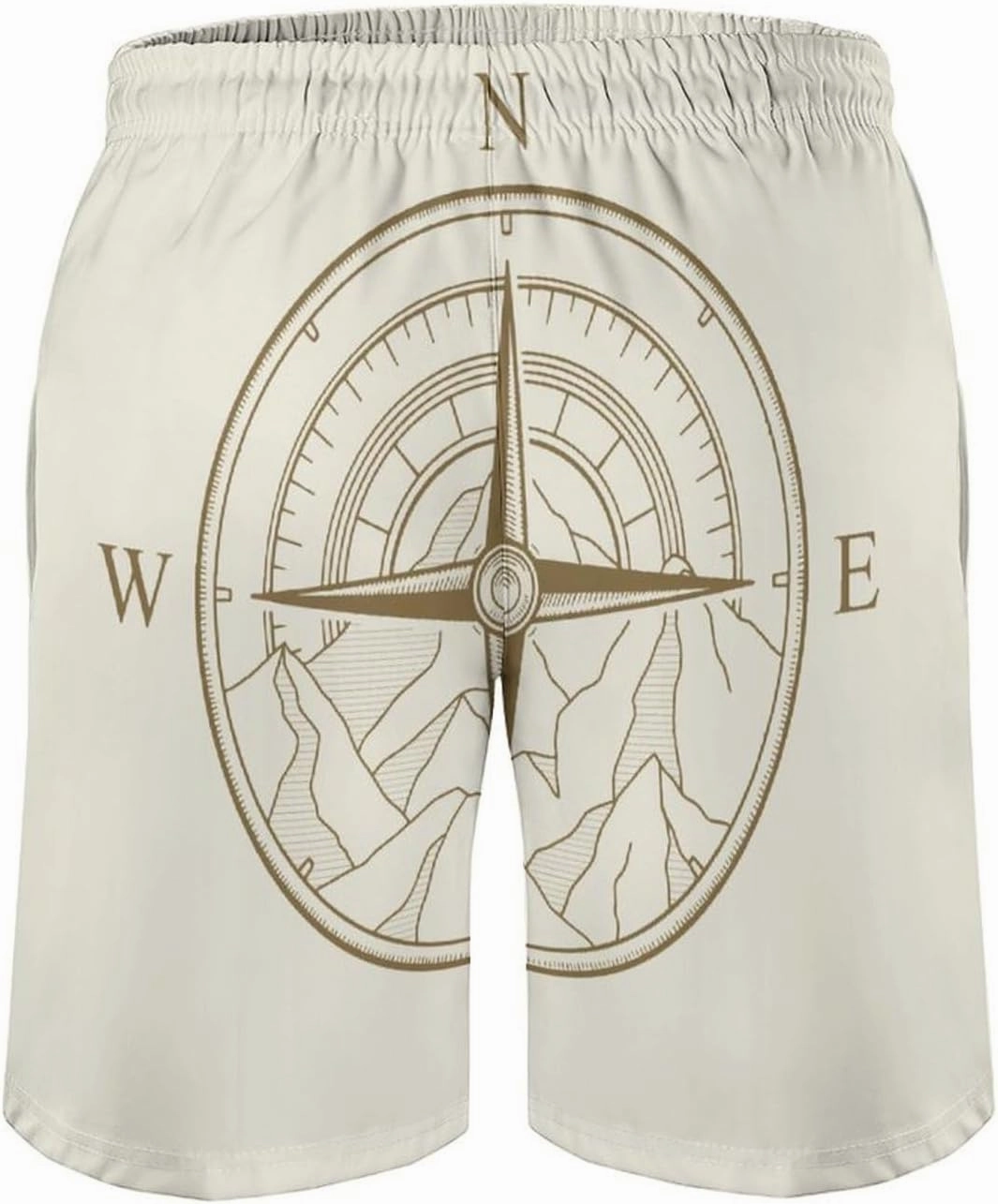 Men's Dragonfly-Moon-print2 Athletic Shorts Drawstring Graphic Shorts,
