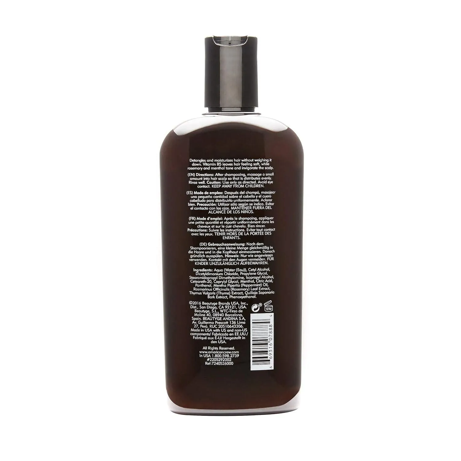 Men's Conditioner by American Crew, Daily Conditioner for Soft, Manageable Hair, 15.2 Oz