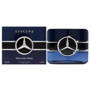 Mercedes-Benz Sign - Eau de Parfum for Men - Long Lasting Mens Cologne - Tonka Bean, Lavender, Patchouli Cologne for Men - Perfume for Men - 3.4 oz
