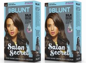 merica mall. Salon Secret High Shine Crème Hair Colour, (100gm) - Chocolate Dark Brown 3 (Pack Of 1) With Shine Tonic, 8ml