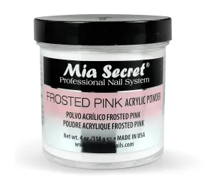 Mia Secret Frosted Pink Acrylic Powder (PL0-FP), 4 Ounce
