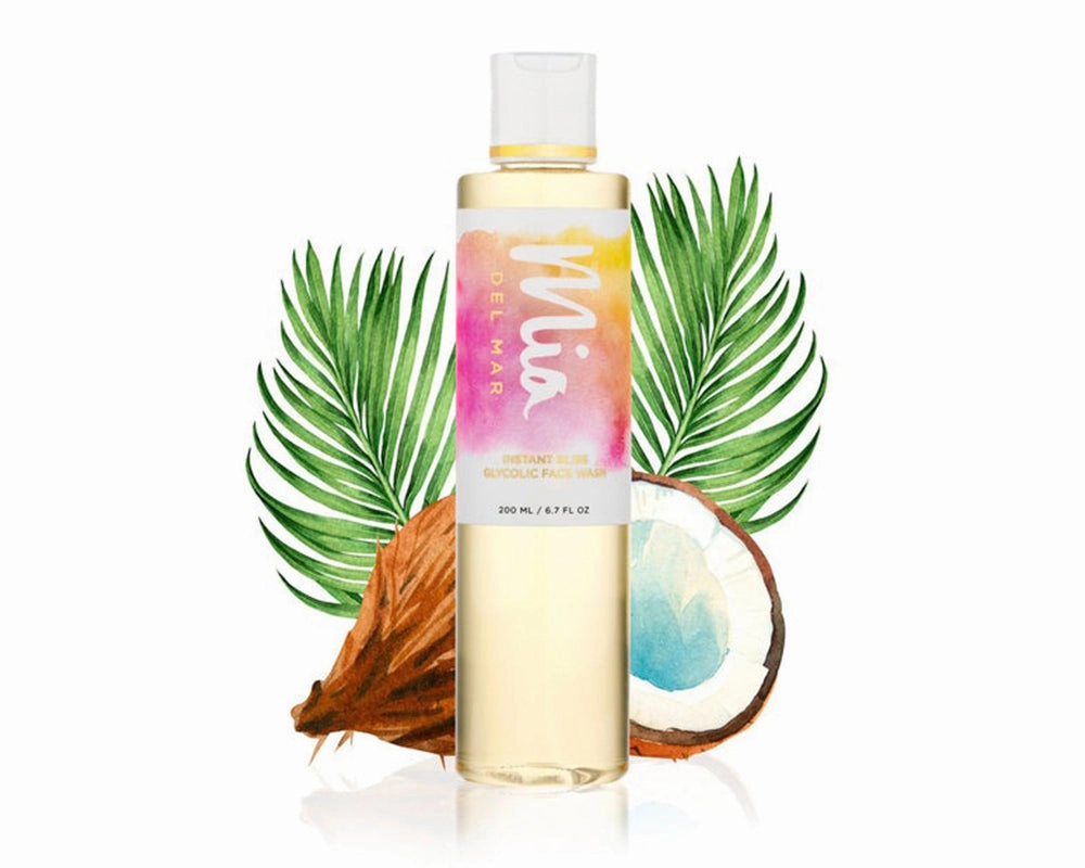 Mia del Mar Glycolic Face Wash - Radiant and Refreshed Skin