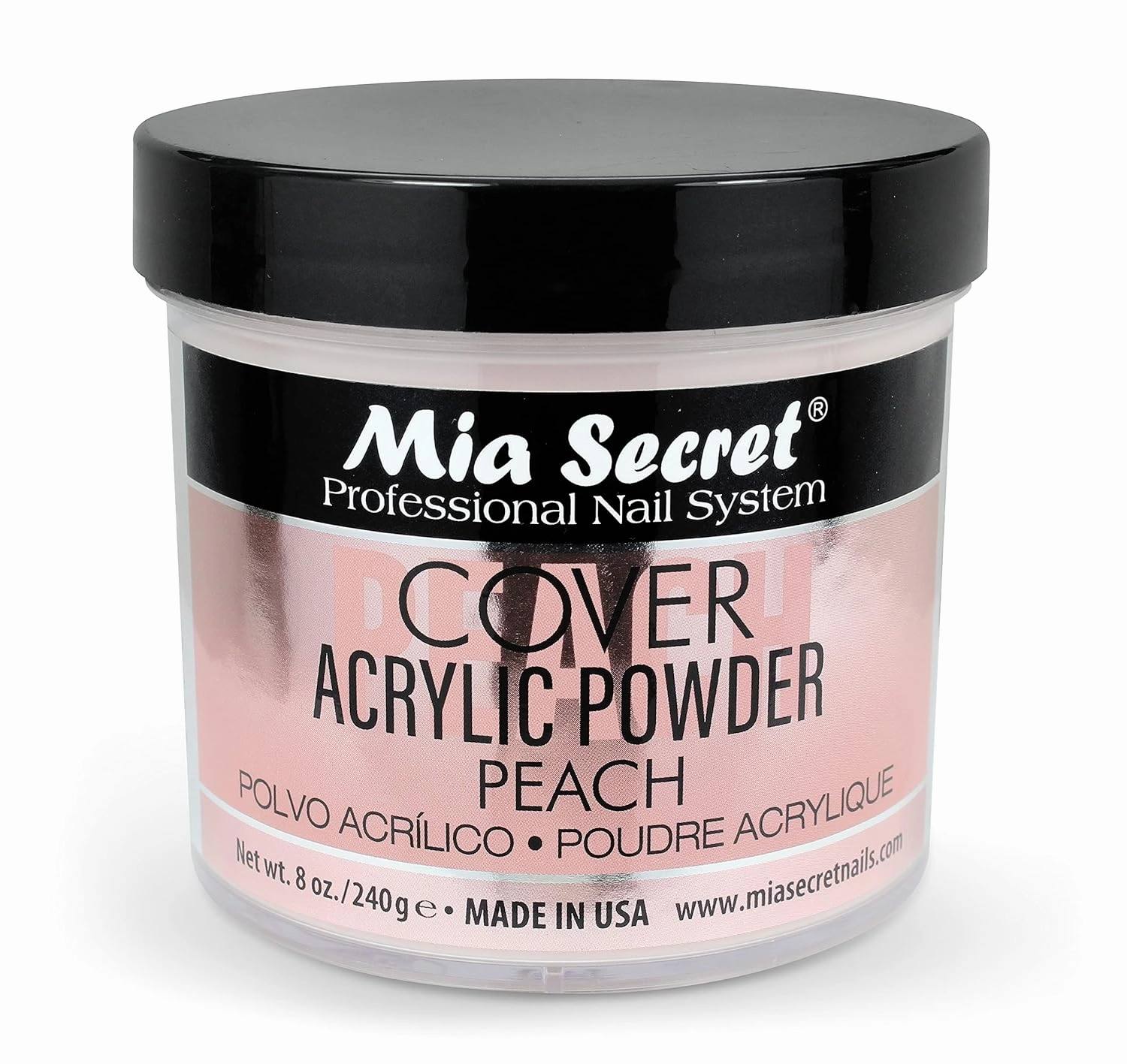 Mia Secret Acrylic Powder Cover Peach 8 oz.
