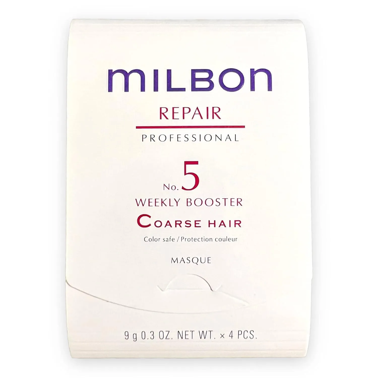 Milbon Repair No. 5 Weekly Booster - For Coarse Hair 4 x 0.3 Fl. Oz.