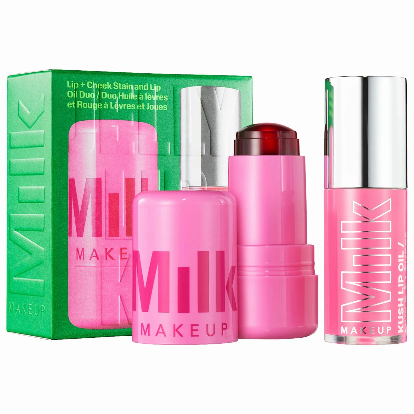 MILK MAKEUP - The Jelly Lip Kit: Lip   Cheek Stain & Lip Oil Duo