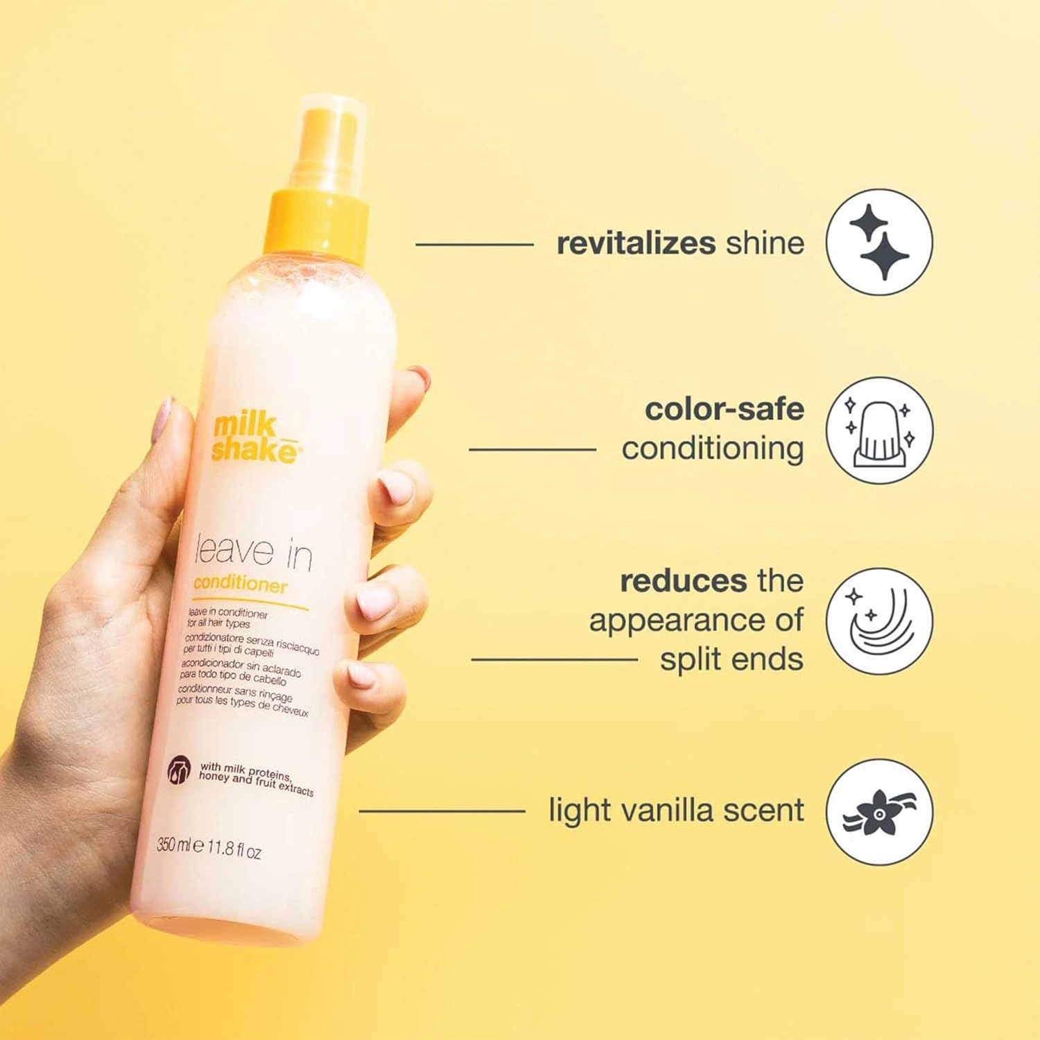 milk_shake Leave-In Conditioner Spray Detangler for Natural Hair