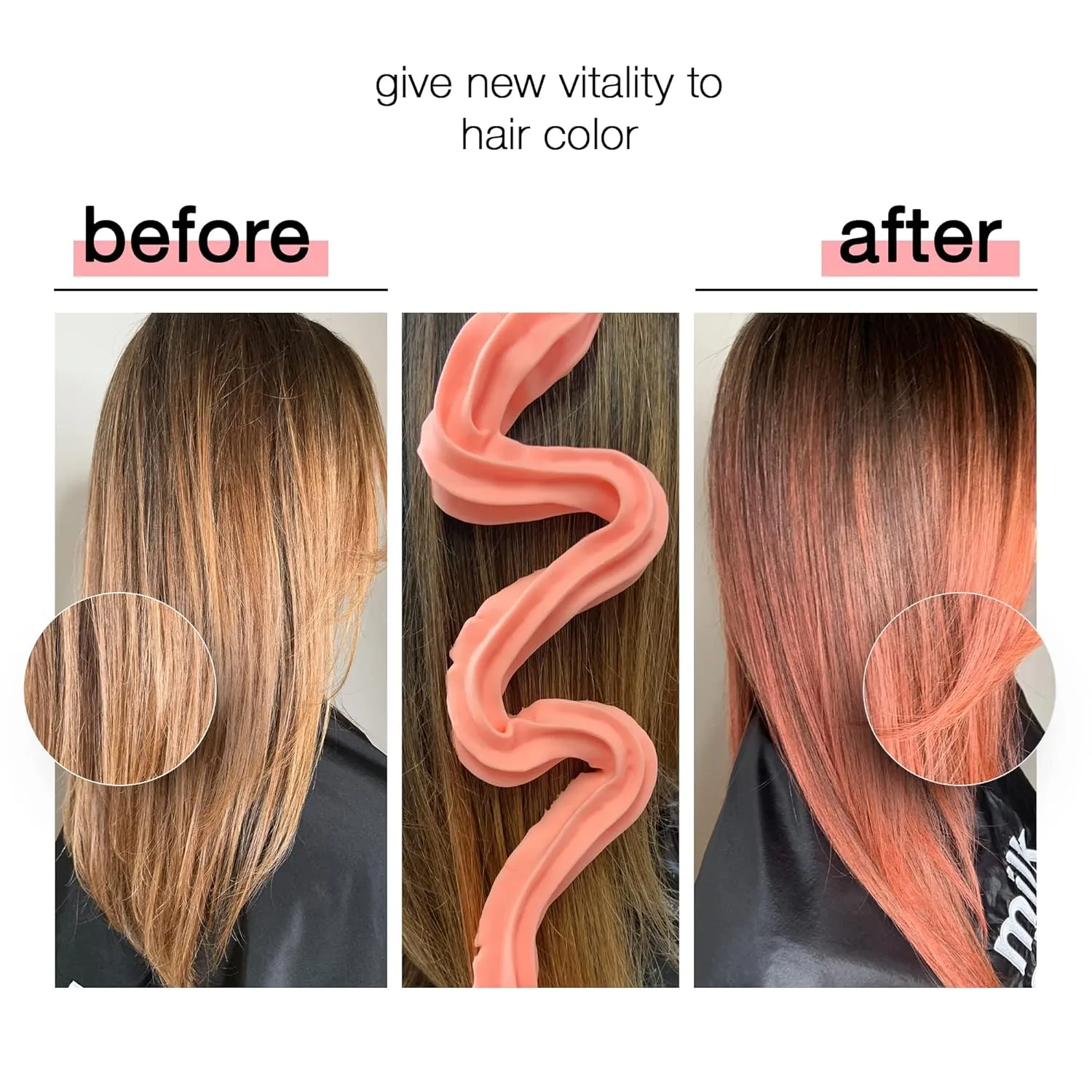milk_shake Color Whipped Cream Leave In Coloring Conditioner - Provides Temporary Hair Color Tone