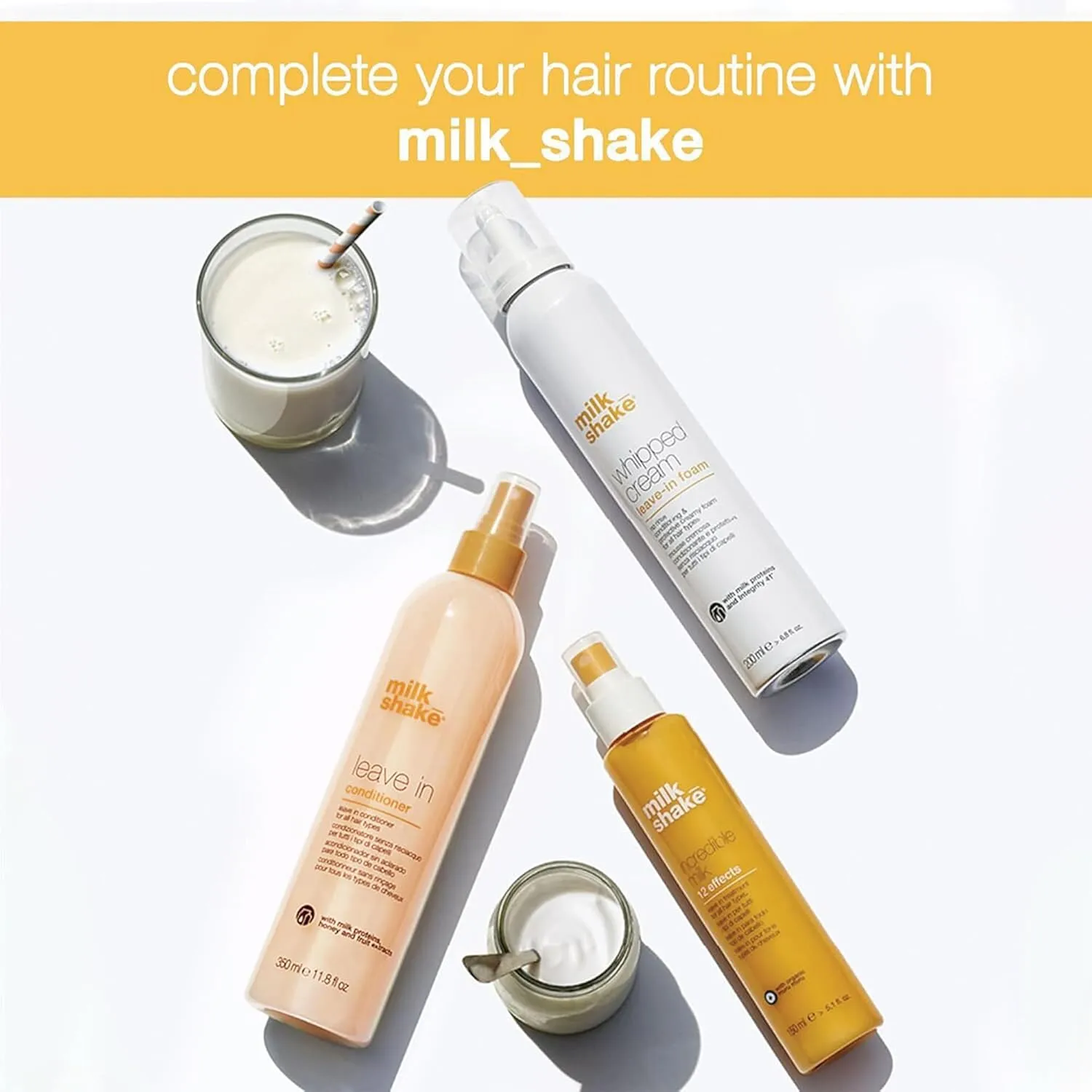 milk_shake Leave-In Conditioner Spray Detangler for Natural Hair