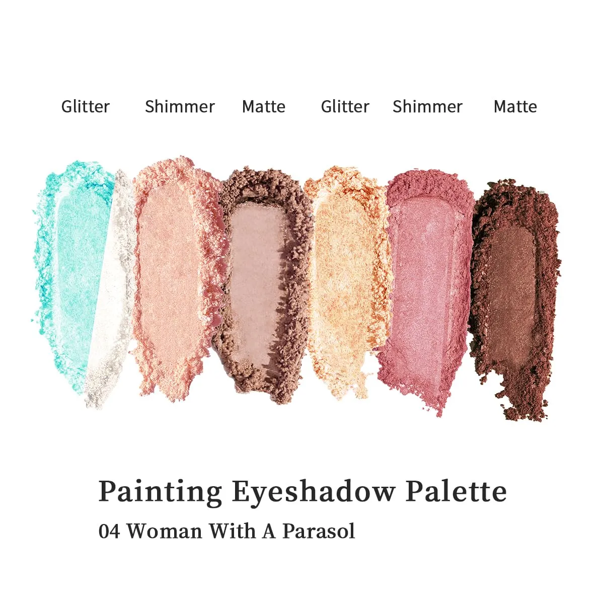 MilleFee Painting Eyeshadow Palette (04 Woman With A Parasol) Cool Light, Cruelty-Free, Smudge-Proof