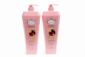 MINERAL ESSENTIALS Color Boost Shampoo and Conditioner Bundle for Color-Treated Hair, Restores, Revives and Protects Dyed Hair, 34 Ounce (Per Bottle)