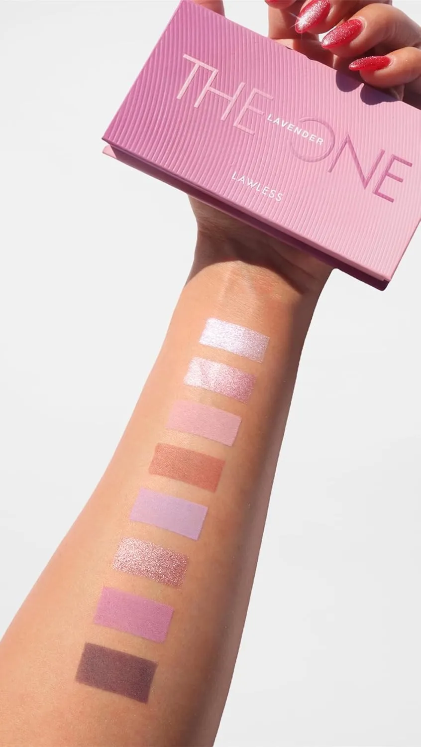 Mini Lavender Eyeshadow Palette, Lavender Eye Palette, Purple, Metallic, 1 Count (Pack of 1)