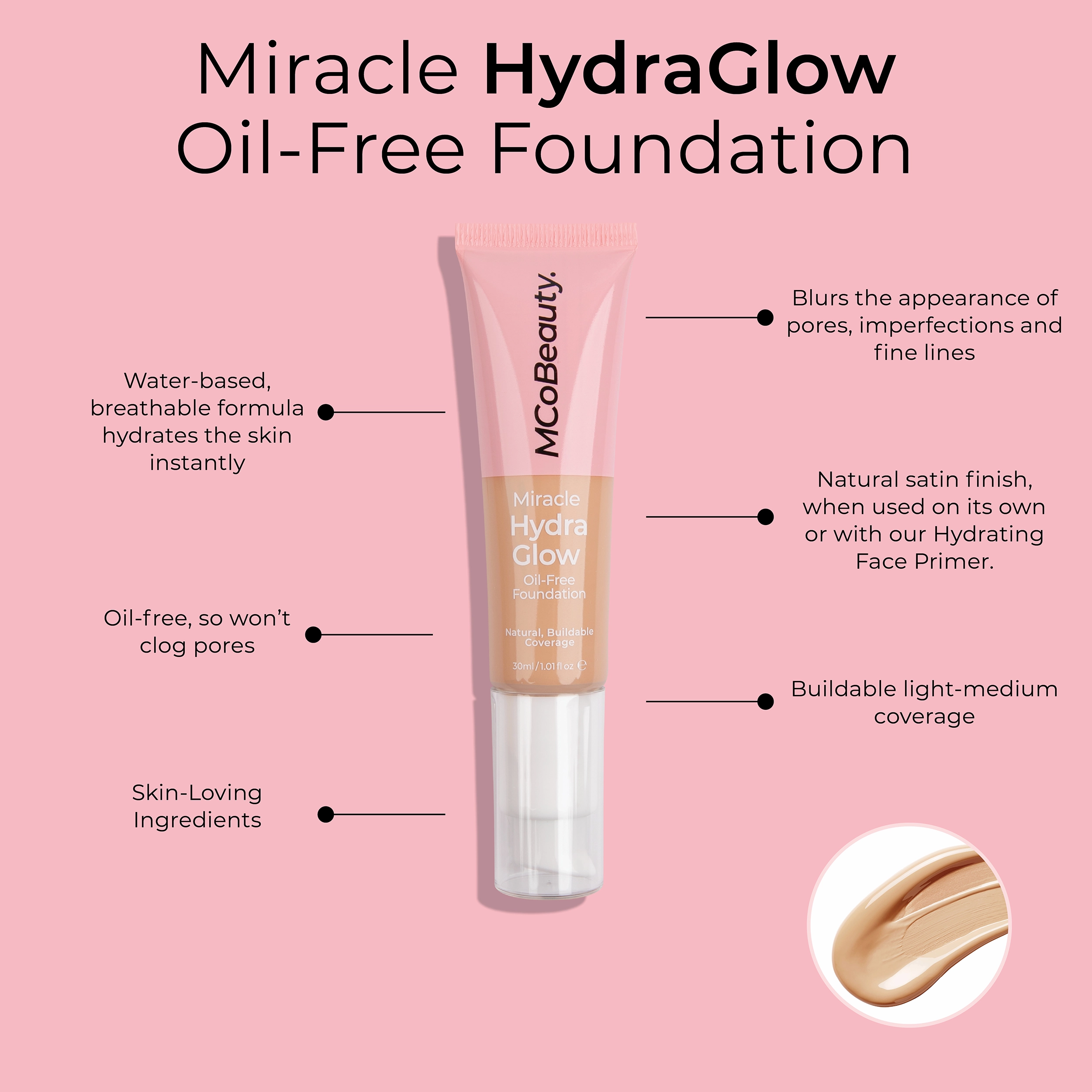 Miracle Hydra Glow Oil-Free Foundation