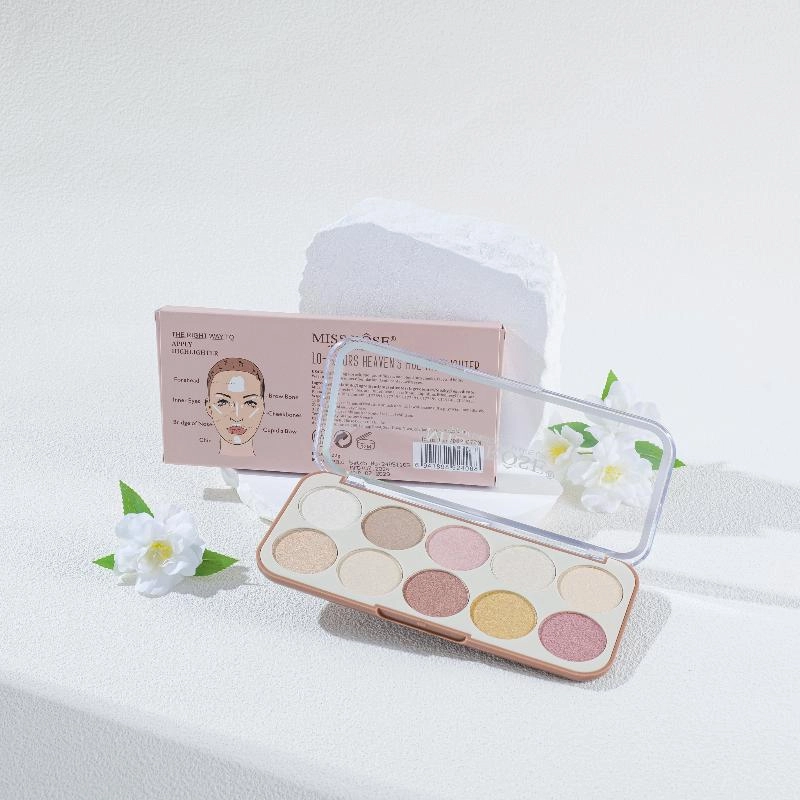 Miss Rose 10 Color Heaven's Hue Highlighter