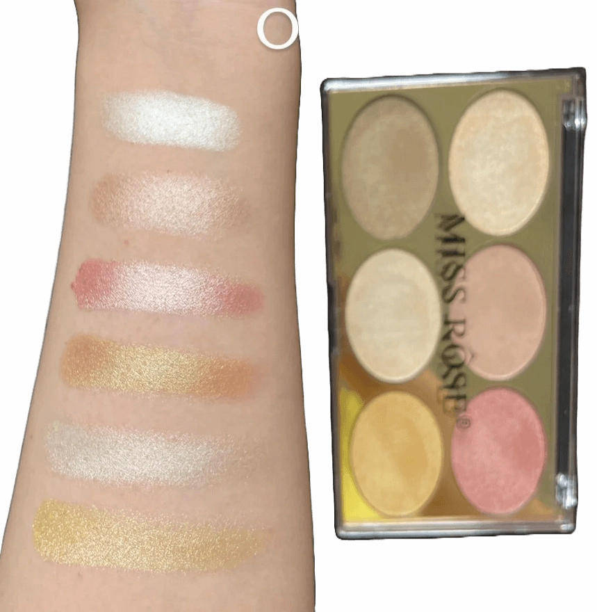 Miss Rose Gilded Ellipse Highlighter Kit