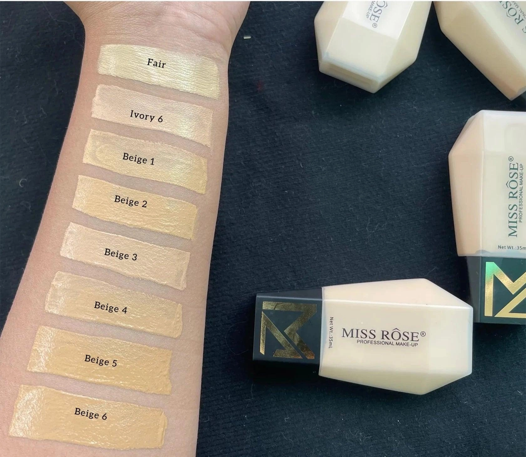 Miss Rose Matte Foundation | High Coverage Foundation | Hydrating Foundation | WaterProof Foundation