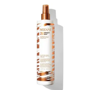 Mizani 25 Benefit Miracle Milk Leave in Conditioner - Heat Protectant & Detangler Spray, With Coconut Oil, For Frizzy & Curly Hair
