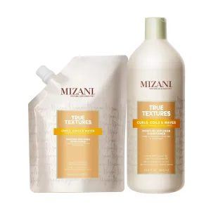 Mizani True Textures Moisture Replenish Conditioner - Moisturizes & Defines Curls, Silicone & Paraben-Free For Curly Hair