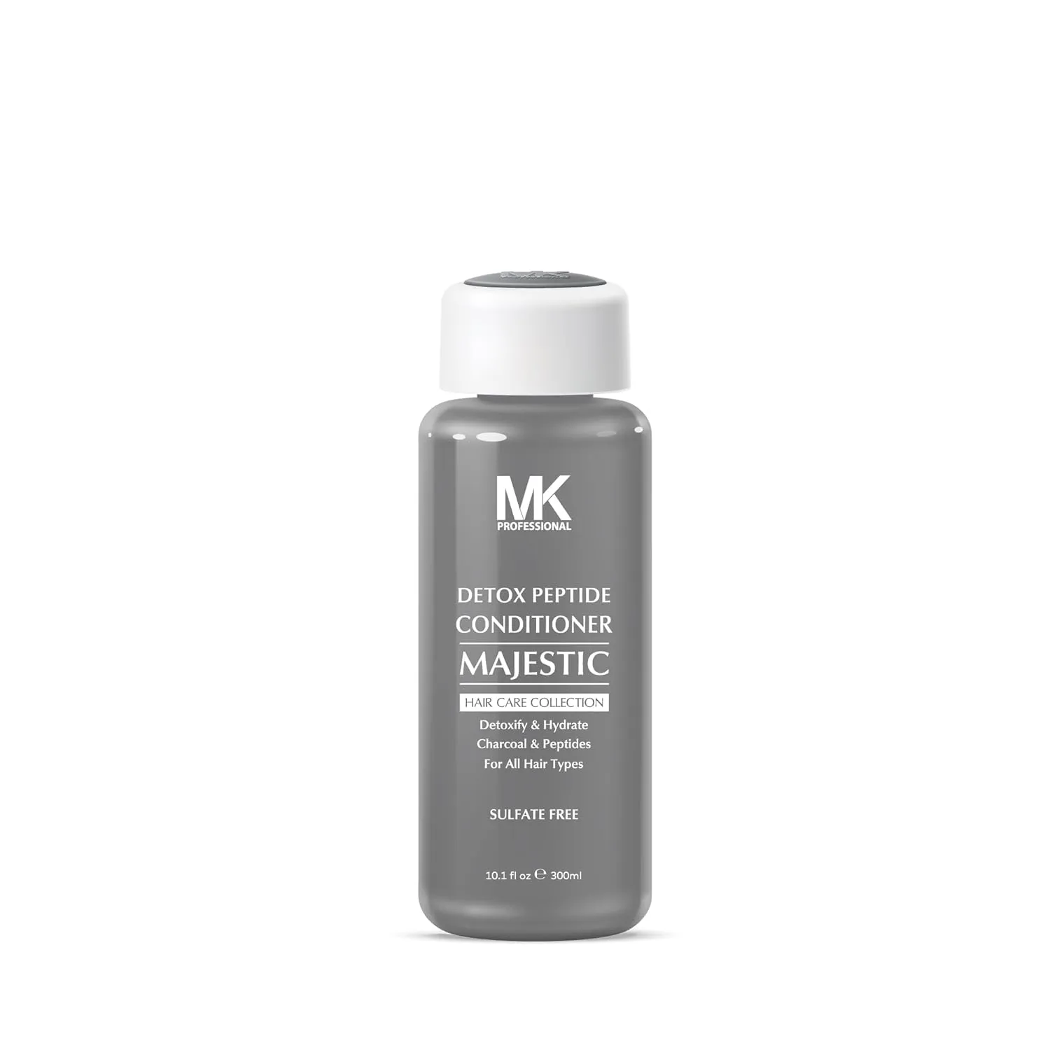 MK PROFESSIONAL Detox Charcoal Conditioner, Help Soothe Scalp and Remove Impurities, Sulphate Free   Amino Acid Complex, Reduce Breakage - Suitable for All Hair Types : 10.1 Fl Oz / 300 ml
