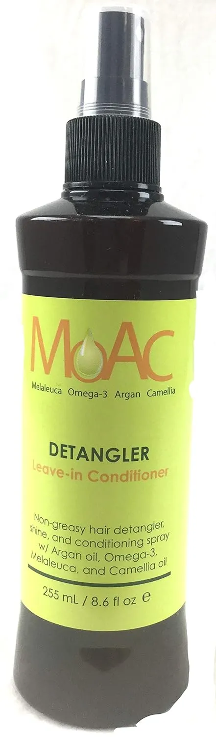 MOAC Melaleuca Omega-3 Argan Camellia Detangler Leave-In Conditioner One bottle 8.62 oz