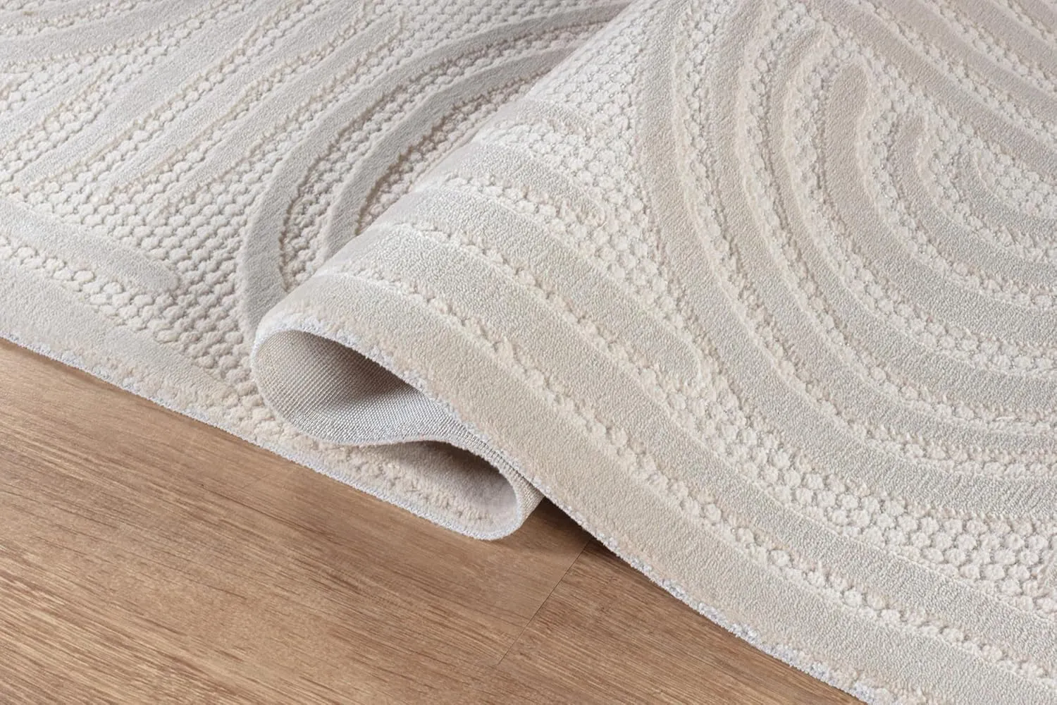 Modern Indoor Rug Orbit 2x7 Area Rugs for Living Room Luxury Kitchen Bedroom Durable Soft Geometric Durable Low and High Pile Stain Resistant Non Shedding Area Carpet 2x7