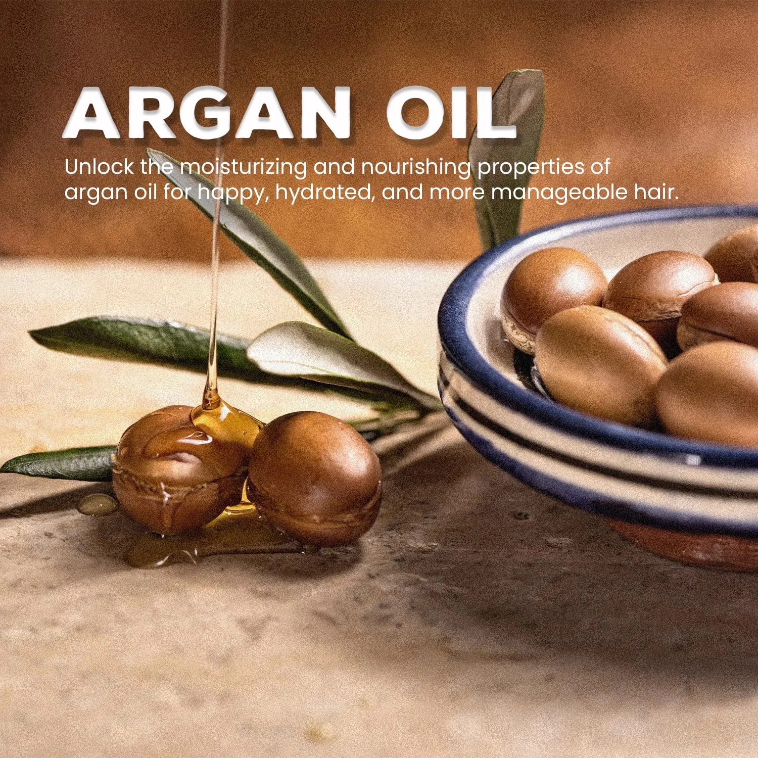 MOEHAIR Hi-Vibes Argan Oil Moisturizing Shampoo | Infused with Sunflower, Avocado Oil | Hydrates & Nourishes Hair | Repairs Damage | Softens Hair | Vegan, Paraben & Sulfate Free (16.9 Oz. Fl)