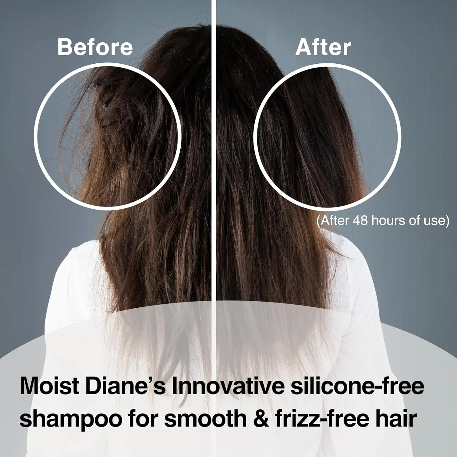 Moist Diane Keratin Hair Treatment for Oily Hair & Dry Ends Men & Women, Organic Hair Conditioner with Argan Oil & Tea Tree Extract, Scalp Clarifying Solution from Japan, FREASH & HYDRATE, 15.2 Fl Oz