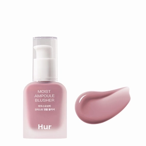 Moist Ampoule Blusher, Buildable Water-based Formula, Infused with over 50% moisture essence, no tackiness, long-lasting moisture, weightless feel (04 Lavender Flush, 20ml)