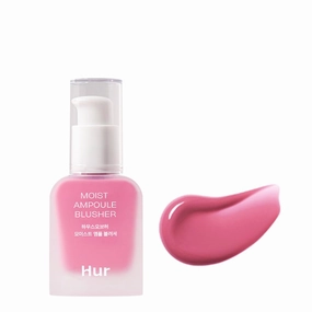 Moist Ampoule Blusher, Buildable Water-based Formula, Infused with over 50% moisture essence, no tackiness, long-lasting moisture, weightless feel (07 Pink Rosie, 20ml)