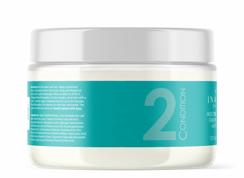 Moisture Supreme Fragrance Free Hair Masque | Deep Conditioner for Men, Women, or Kids with Curly Hair | Hair Products for Naturally Curly Hair 12 oz | Made in the USA