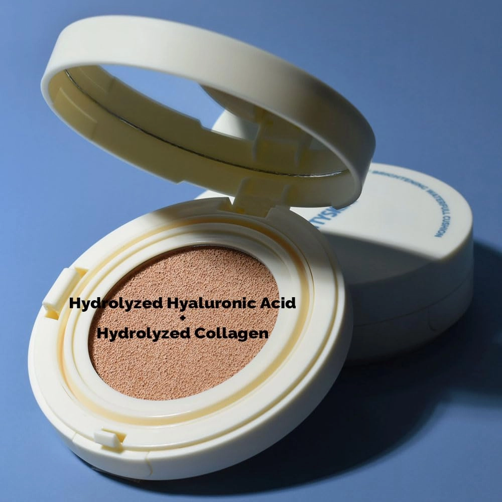 Moisturizing Glow Sun Cushion Foundation SPF50  / PA    with Refill (21 Ivory, 15g 15g)