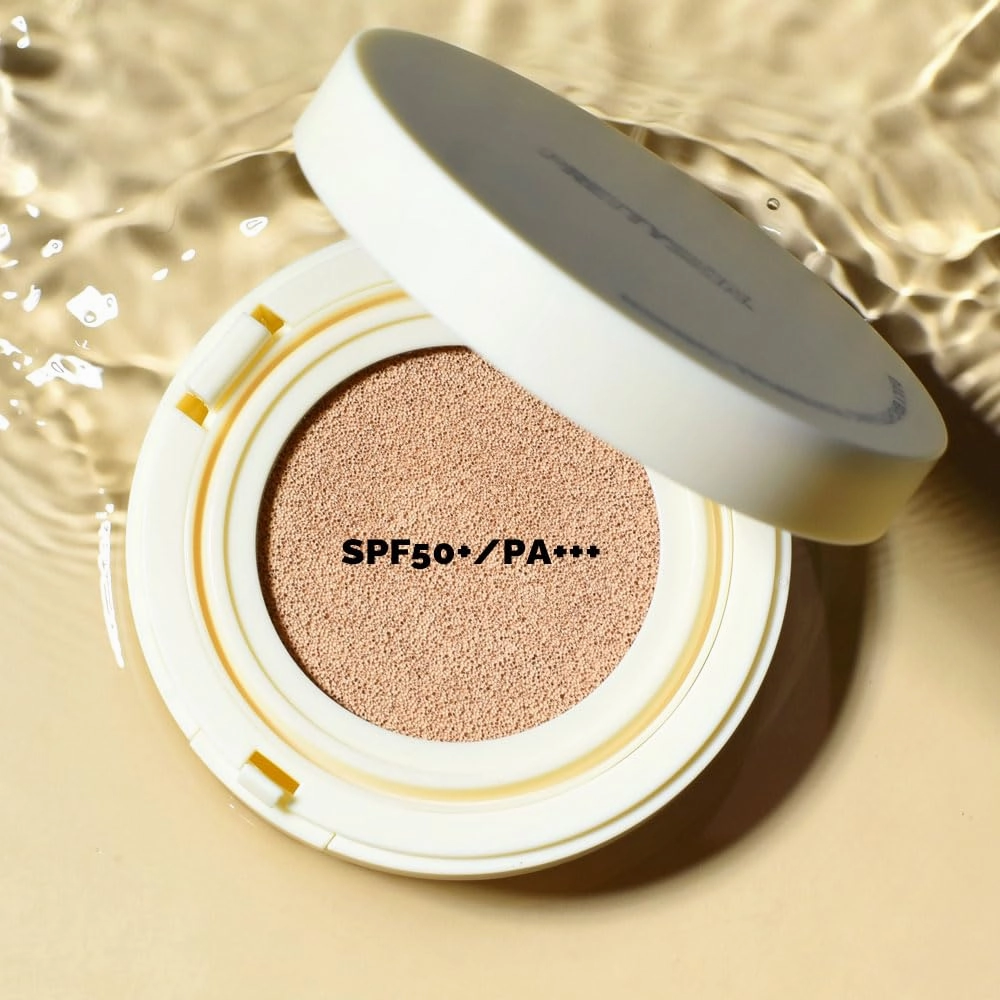 Moisturizing Glow Sun Cushion Foundation SPF50  / PA    with Refill (21 Ivory, 15g 15g)