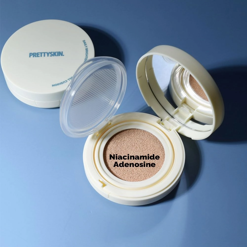 Moisturizing Glow Sun Cushion Foundation SPF50  / PA    with Refill (21 Ivory, 15g 15g)
