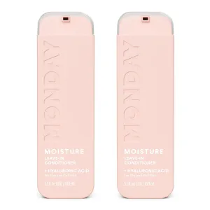 MONDAY HAIRCARE Moisture Leave-in Conditioner 5 Oz Dual Pack