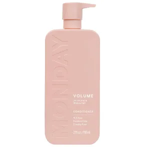 MONDAY HAIRCARE Volume Conditioner 27oz for Thin, Fine, and Oily Hair, Made from Coconut Oil, Ginger Extract, & Vitamin E, 100% Recyclable Bottles (354ml)