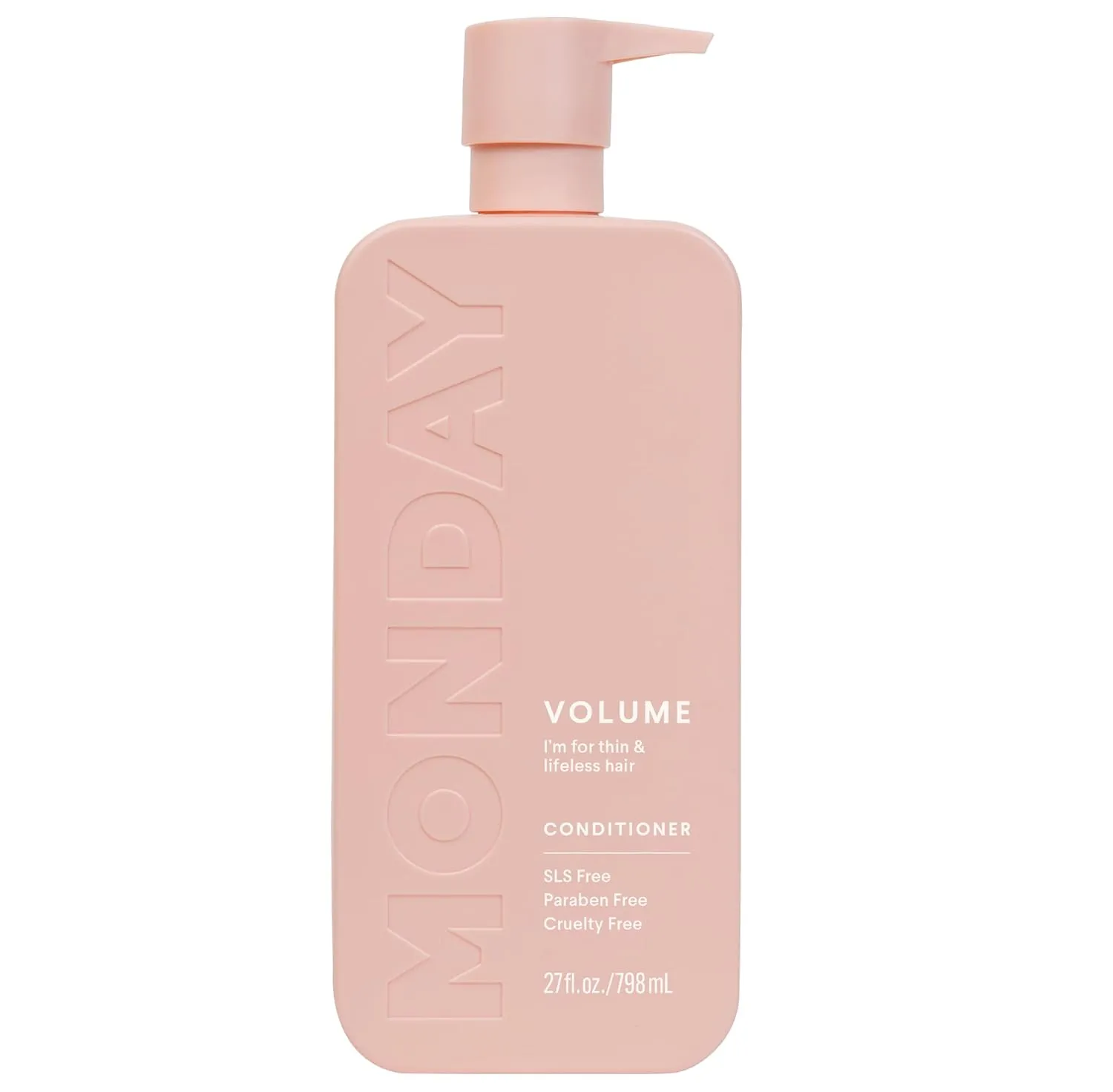 MONDAY HAIRCARE Volume Conditioner 27oz for Thin, Fine, and Oily Hair, Made from Coconut Oil, Ginger Extract, & Vitamin E, 100% Recyclable Bottles (354ml)