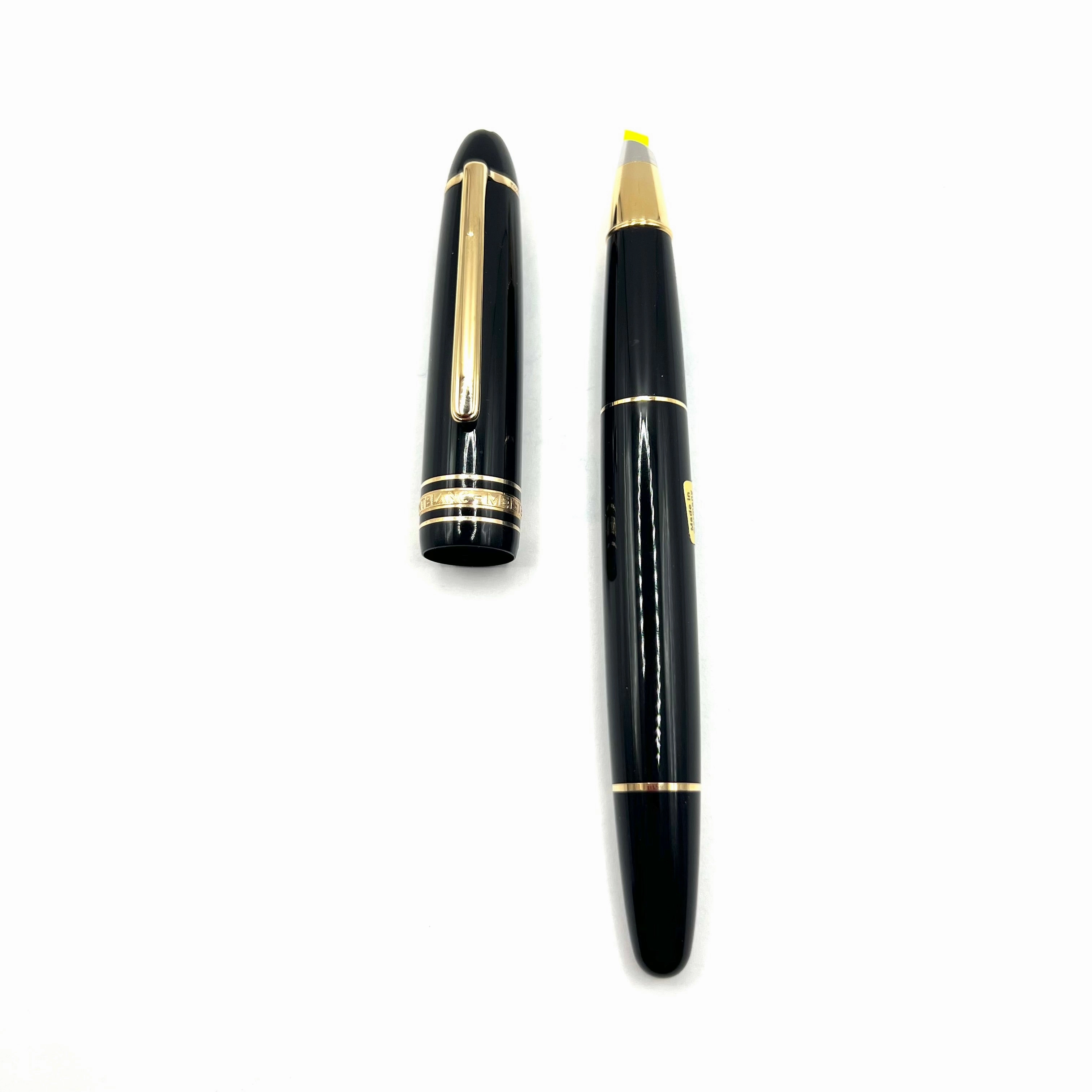 Montblanc Meisterstuck Black Resin #166 LeGrand Highlighter/ Document Marker