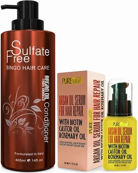 Moroccan Argan Oil Conditioner and Moroccan Argan Oil Hair Serum