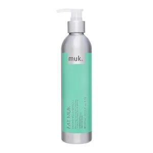 MUK. Fat Volumising Shampoo for Fine, Limp Hair - Volume Shampoo for All Hair Types including Dry & Damaged, Adds Body, Texture & Shine with Gel Formula, 300 ml