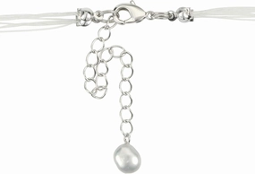Multi 12 Strand Freshwater Floating Cultured Pearl Necklace