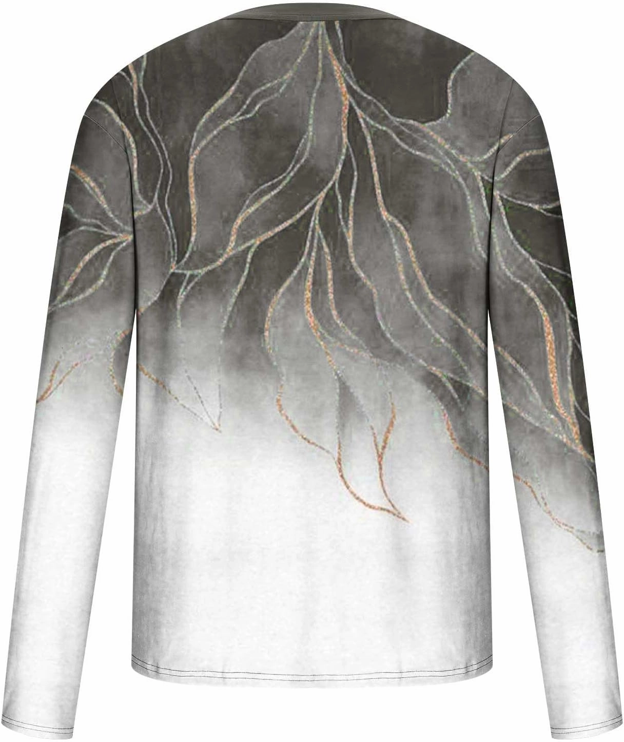 Muscularfit Long Sleeve Tee Shirts for Men Graphic Marble Print Casual Pullover Big and Tall Crewneck Sweatshirts Sports Tees