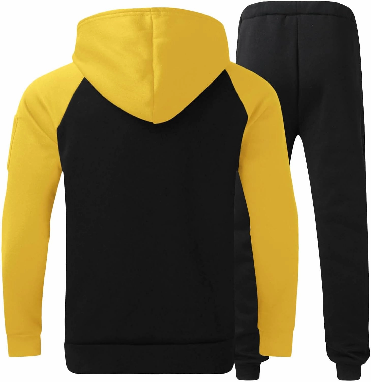 Muscularfit Mens Big and Tall Hoodies Pullover Color Block Long Sleeve Gym Workout Hoodies Casual Lightweight Sweatshirt 2023