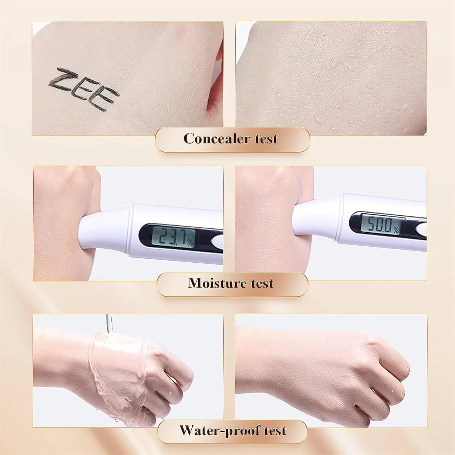 Mushroom Head Air Cushion CC Cream - BB Cream Face Makeup Foundation for Mature Skin Moisturizing Concealer Brighten Long-Lasting, Even Skin Tone for All Skin Types (2PCS Medium Deep)