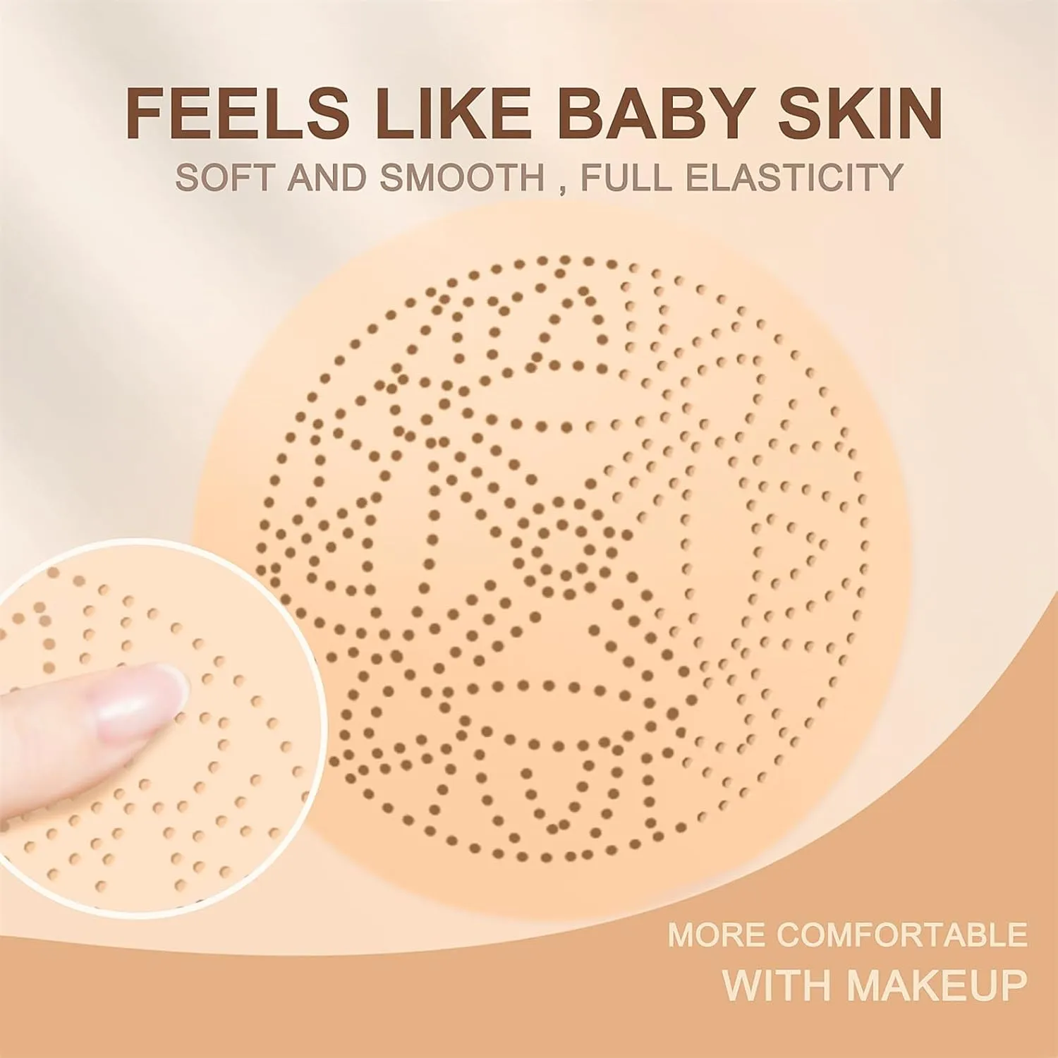 Mushroom Head Air Cushion CC Cream - BB Cream Face Makeup Foundation for Mature Skin Moisturizing Concealer Brighten Long-Lasting, Even Skin Tone for All Skin Types (2PCS Medium Deep)