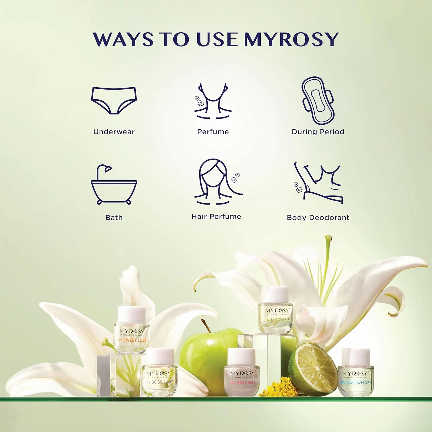 My Best Self Deodorizing Perfume Oil for Women - Dermatologist Approved- Intimate Fragrance- Hypoallergenic, Long Lasting, Alcohol & Paraben-Free, Odor Control, Fragrance Oil for Feminine Area