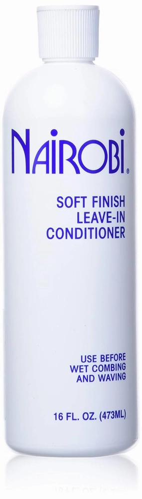 Nairobi Soft Finsh Leave-in Conditioner for Unisex, 16 Ounce