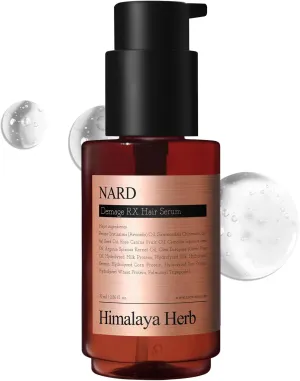 NARD RX Hair Serum 2.36 oz - Silky, and Smoothness (Containing Amino Acids, Protein, Keratin, Silk, 11 Peptides, Vitamin E, and 6 Oils) Leave in Conditioner - for Damaged Hair