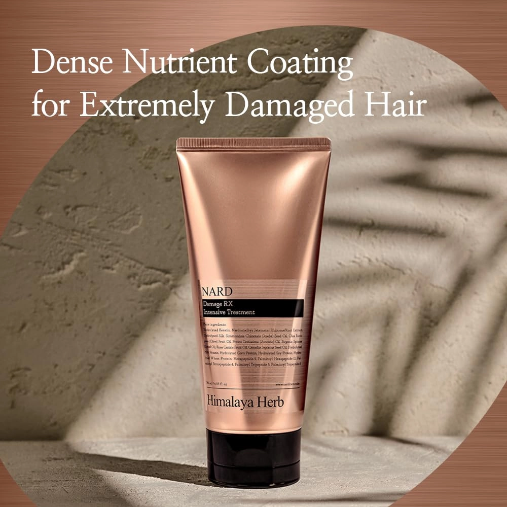 NARD RX Hair Conditioner for damaged hair / 6.08 oz - RX Treatment, High-Nutrition, and Split Hair Care (Containing Amino Acids, Protein, Keratin, Silk, 11 Peptides, Vitamin E, and 6 Oils)